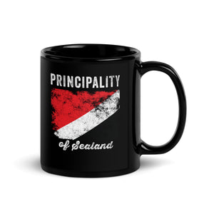 Principality of Sealand Flag Distressed Mug