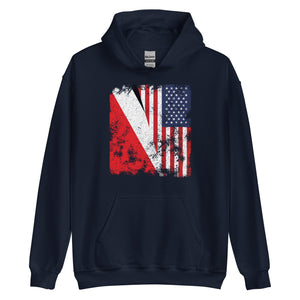 Principality of Sealand USA Flag Hoodie