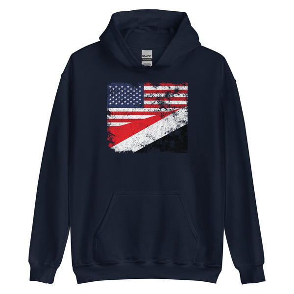 Principality of Sealand USA Flag Hoodie