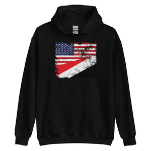 Principality of Sealand USA Flag Hoodie