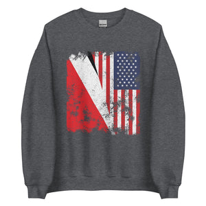 Principality of Sealand USA Flag Sweatshirt