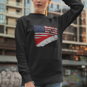 Principality of Sealand USA Flag Sweatshirt