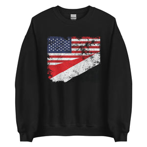 Principality of Sealand USA Flag Sweatshirt