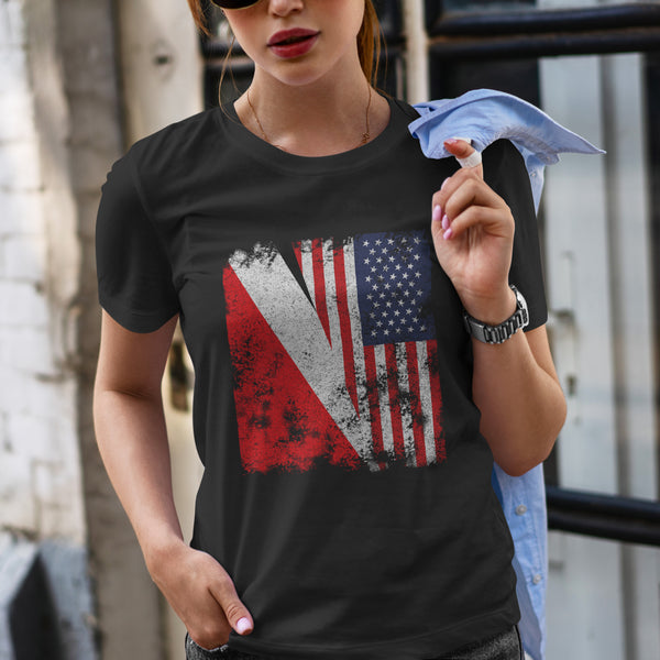 Principality of Sealand USA Flag T-Shirt