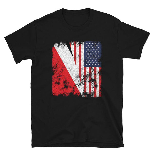 Principality of Sealand USA Flag T-Shirt