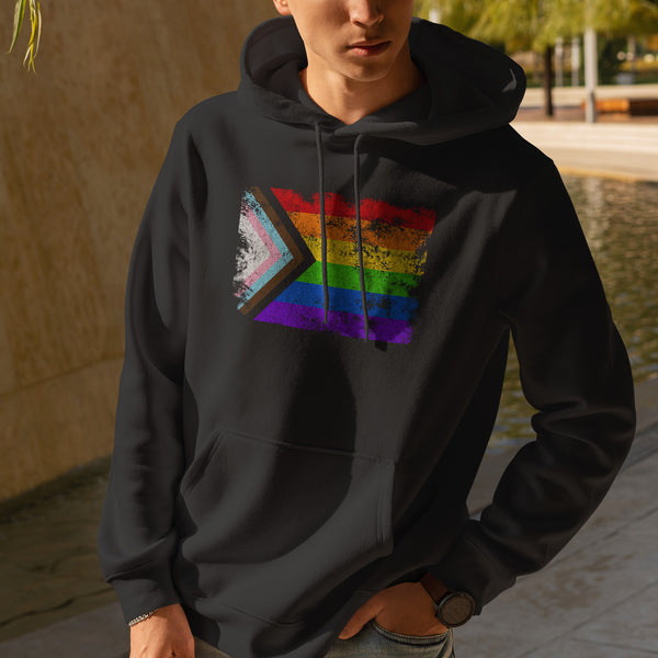 Progress Pride Flag - LGBT+ Hoodie