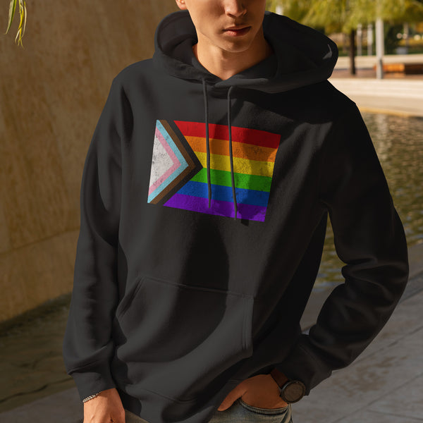Progress Pride Flag - LGBT+ Hoodie