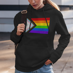 Progress Pride Flag - LGBT+ Hoodie