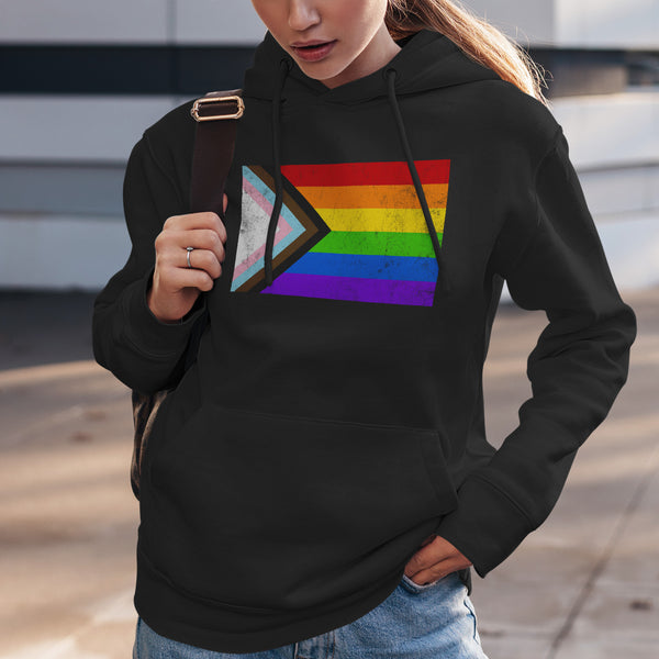 Progress Pride Flag - LGBT+ Hoodie