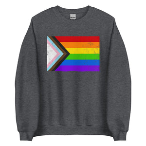 Progress Pride Flag - LGBT+ Sweatshirt
