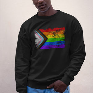 Progress Pride Flag - LGBT+ Sweatshirt