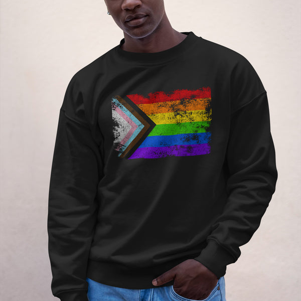 Progress Pride Flag - LGBT+ Sweatshirt