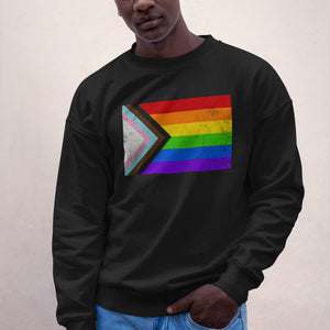 Progress Pride Flag - LGBT+ Sweatshirt