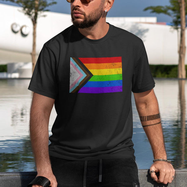Progress Pride Flag - LGBT+ T-Shirt