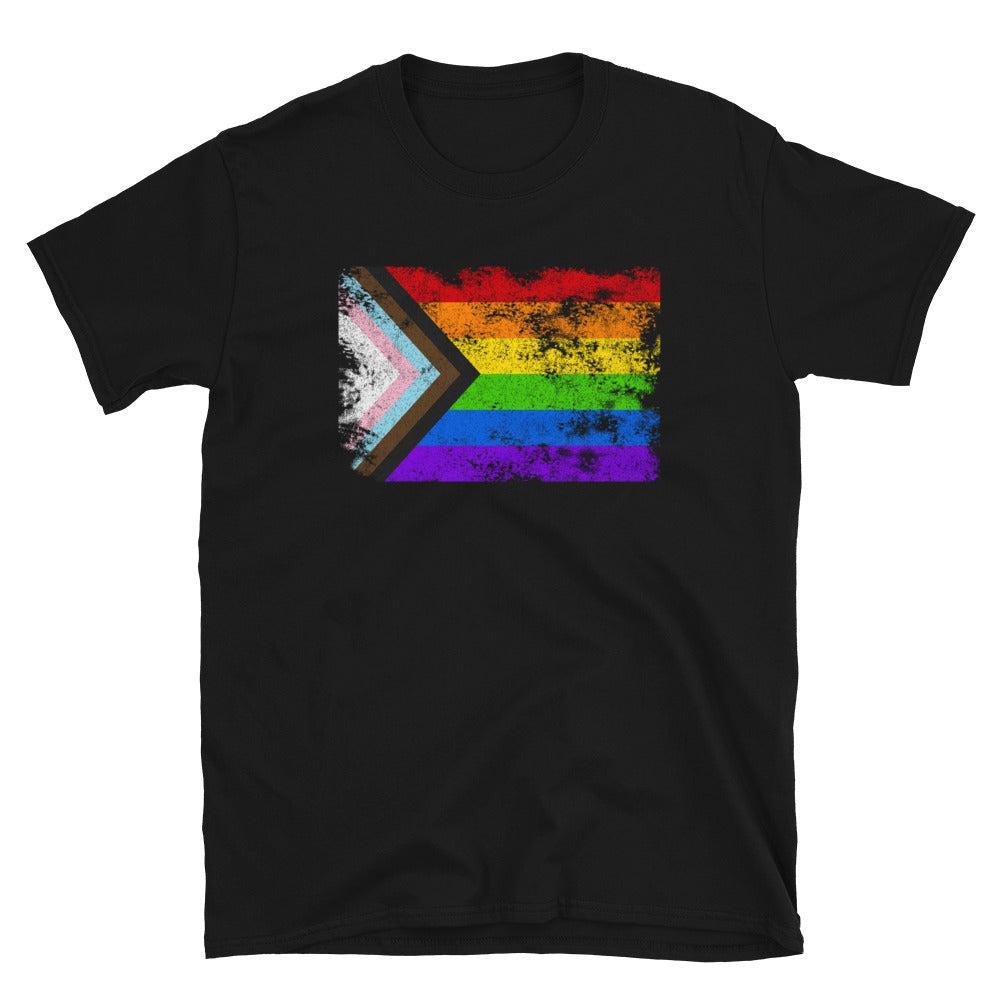 Progress Pride Flag - LGBT+ T-Shirt