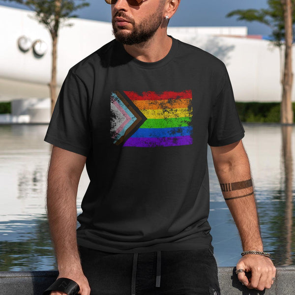 Progress Pride Flag - LGBT+ T-Shirt