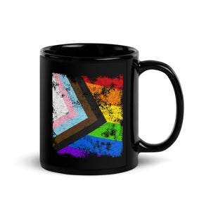 Progress Pride Flag - Distressed LGBT+ Mug