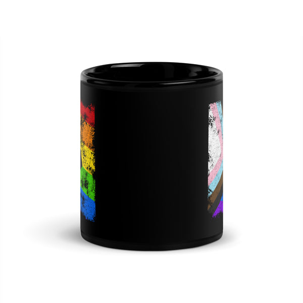 Progress Pride Flag - Distressed LGBT+ Mug