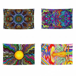 Psychedelic Flags - 90x150cm(3x5ft) - 60x90cm(2x3ft)