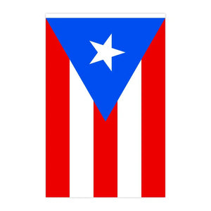 Puerto Rico Flag Bunting Banner - 20Pcs