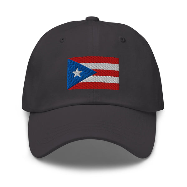 Puerto Rico Flag Cap - Adjustable Embroidered Dad Hat