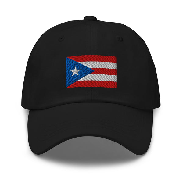 Puerto Rico Flag Cap - Adjustable Embroidered Dad Hat