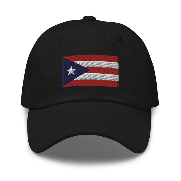 Puerto Rico Flag Cap - Adjustable Embroidered Dad Hat