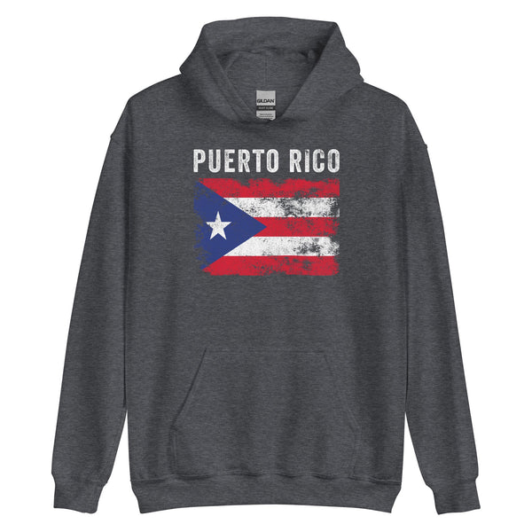 Puerto Rico Flag Distressed Hoodie