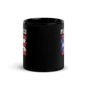 Puerto Rico Flag Distressed Mug