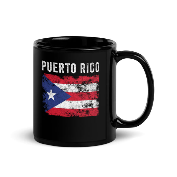 Puerto Rico Flag Distressed Mug