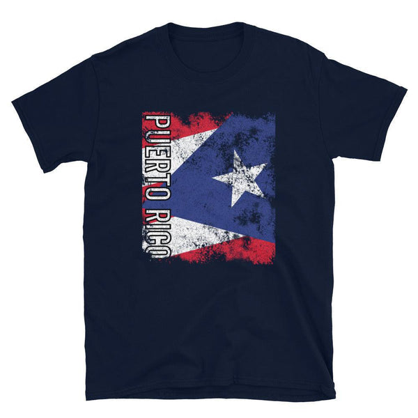 Puerto Rico Flag Distressed T-Shirt