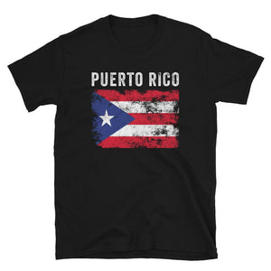 Puerto Rico Flag Distressed T-Shirt