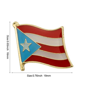 Puerto Rico Flag Lapel Pin - Enamel Pin Flag