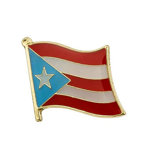 Puerto Rico Flag Lapel Pin - Enamel Pin Flag