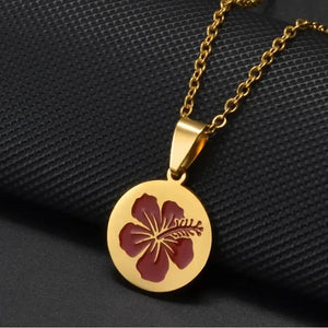 Puerto Rico Flag Map Necklace Collection
