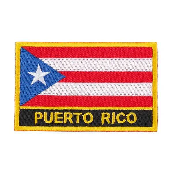 Puerto Rico Flag Patch - Sew On/Iron On Patch