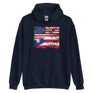 Puerto Rico USA Flag Hoodie