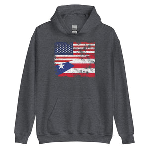 Puerto Rico USA Flag Hoodie