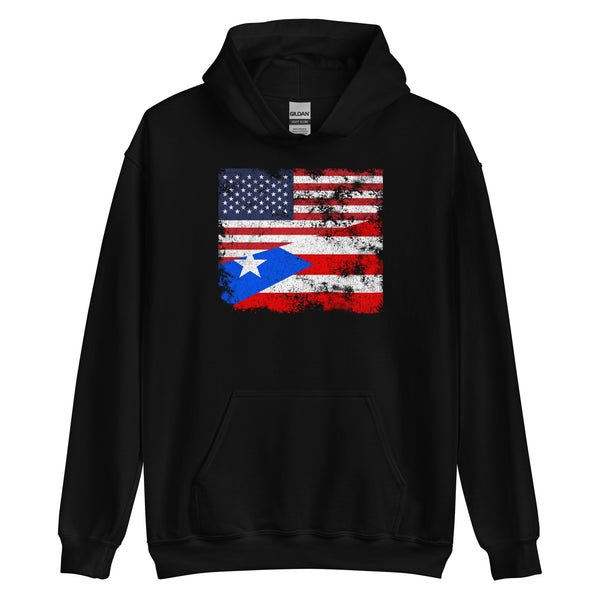 Puerto Rico USA Flag Hoodie