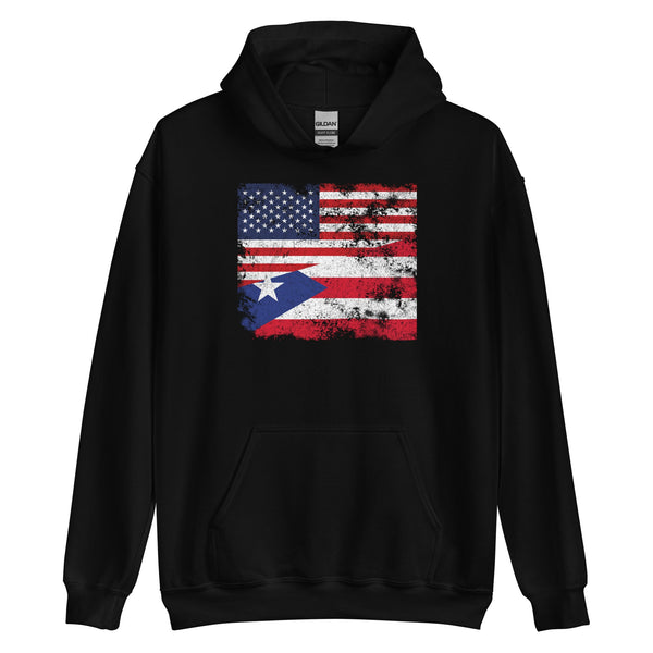 Puerto Rico USA Flag Hoodie