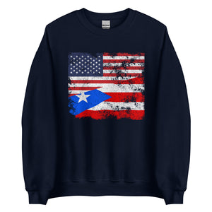 Puerto Rico USA Flag Sweatshirt