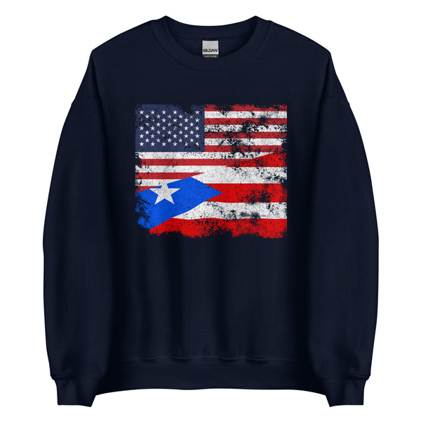 Puerto Rico USA Flag Sweatshirt