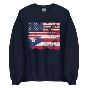 Puerto Rico USA Flag Sweatshirt