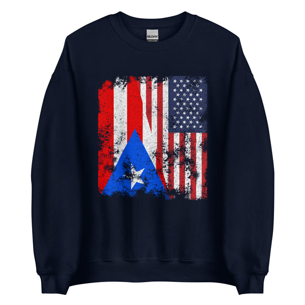 Puerto Rico USA Flag Sweatshirt