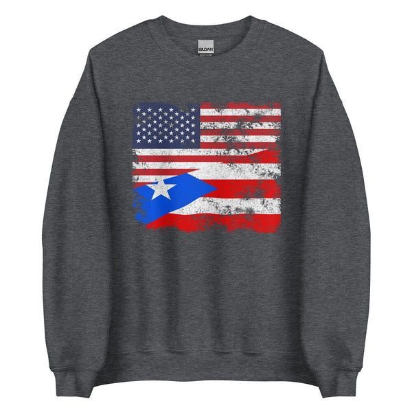 Puerto Rico USA Flag Sweatshirt