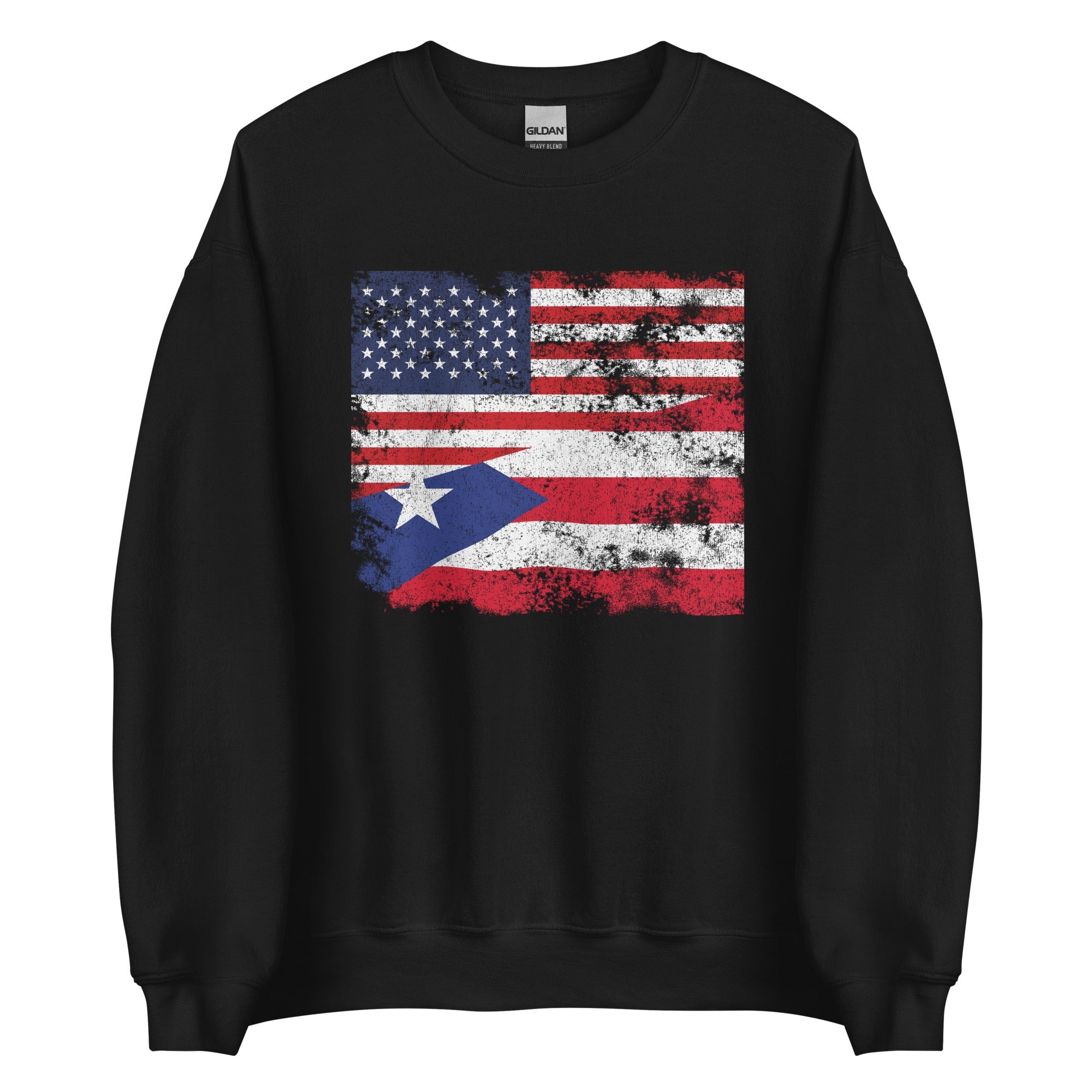 Puerto Rico USA Flag Sweatshirt