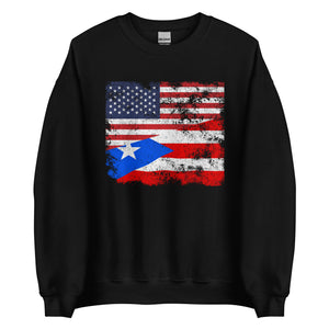 Puerto Rico USA Flag Sweatshirt