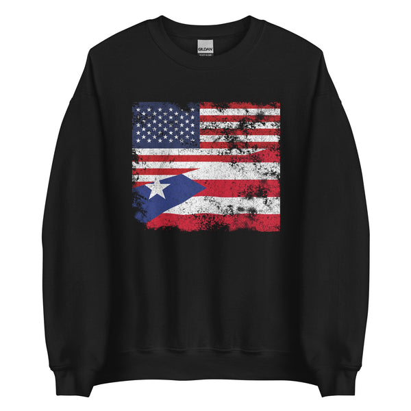 Puerto Rico USA Flag Sweatshirt