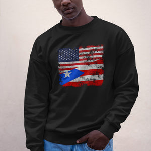 Puerto Rico USA Flag Sweatshirt