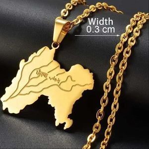 Punjab Map Necklace